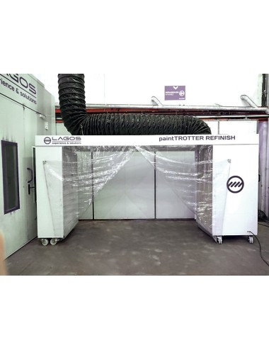 Mobiele Spuitcabine Met Externe Afvoer, 2,2 Kw, 4.300 X 1100 X 2160